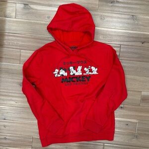 Disney Red Mickey & Friends Hoodie